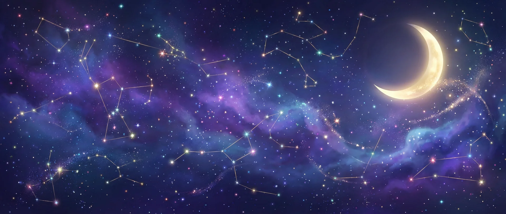 星空背景 - 脱狱之王第二季 | 每日星座运势与塔罗占卜